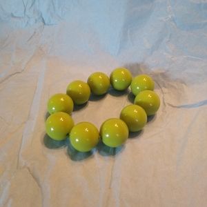 Vintage Green Chunky Bracelet